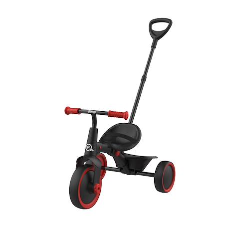 Tricycle enfant évolutif 2 en 1 early fun métal Noir - rouge 1 - vertbaudet enfant 