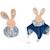 Doudou boule lapin bleu Bleu 3 - vertbaudet enfant 