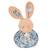 Doudou boule lapin bleu Bleu 2 - vertbaudet enfant 