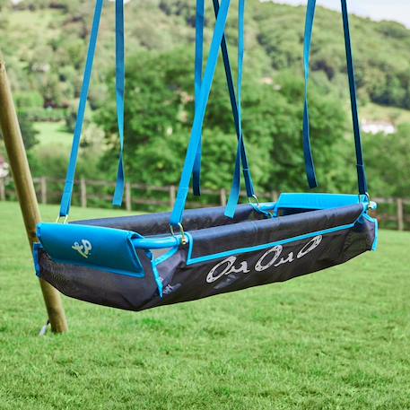 Bateau pirate avec collier pour portique bois rond  métal d10cm Bleu - noir 4 - vertbaudet enfant 