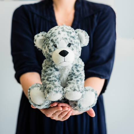 Peluche bouillotte léopard blanc Blanc 3 - vertbaudet enfant 