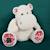 Peluche hippo hip chic blanc 40 cm Blanc 2 - vertbaudet enfant 
