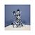 Peluche lisi la girafe bleue 30 cm Bleu 4 - vertbaudet enfant 