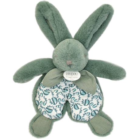 Doudou lapin 18 cm Vert 1 - vertbaudet enfant 