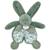 Doudou lapin 18 cm Vert 1 - vertbaudet enfant 