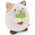 Peluche chat angy 27 cm Beige 1 - vertbaudet enfant 