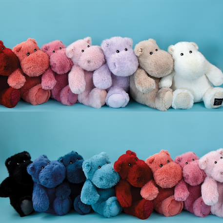 Peluche hippo hip chic bleu 40 cm Bleu 3 - vertbaudet enfant 