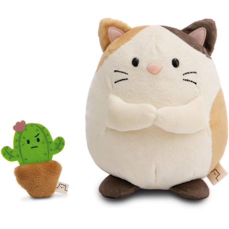 Peluche chat angy 27 cm Beige 3 - vertbaudet enfant 