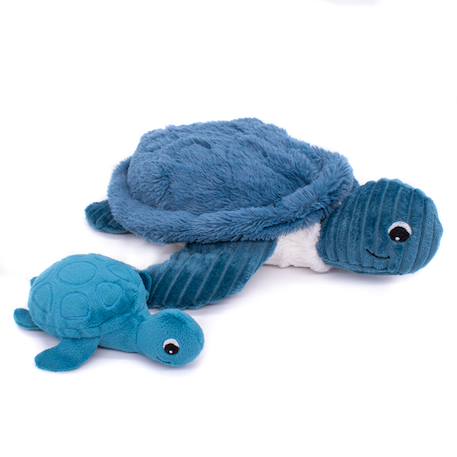 Peluche maman bébé tortue Bleu 2 - vertbaudet enfant 