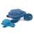 Peluche maman bébé tortue Bleu 2 - vertbaudet enfant 