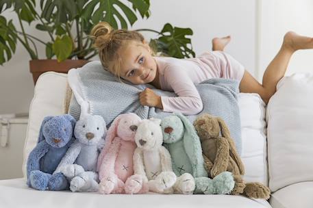 Peluche lapin richie 38 cm Bleu 3 - vertbaudet enfant 