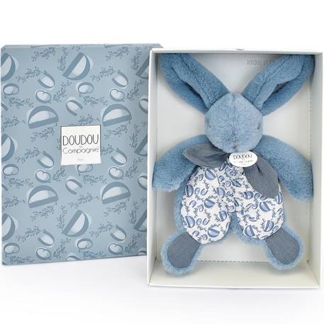 Doudou lapin 18 cm Bleu 2 - vertbaudet enfant 
