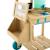 Table à rempoter mobile  bois fsc® Marron - bleu - noir 6 - vertbaudet enfant 