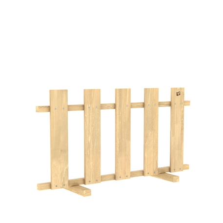 Barriere pour maisonnette  bois fsc® Marron 1 - vertbaudet enfant 