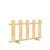 Barriere pour maisonnette  bois fsc® Marron 1 - vertbaudet enfant 