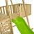 Aire de jeux portique fauteuil bébé kingswood bois fsc® Marron - bleu - vert 2 - vertbaudet enfant 