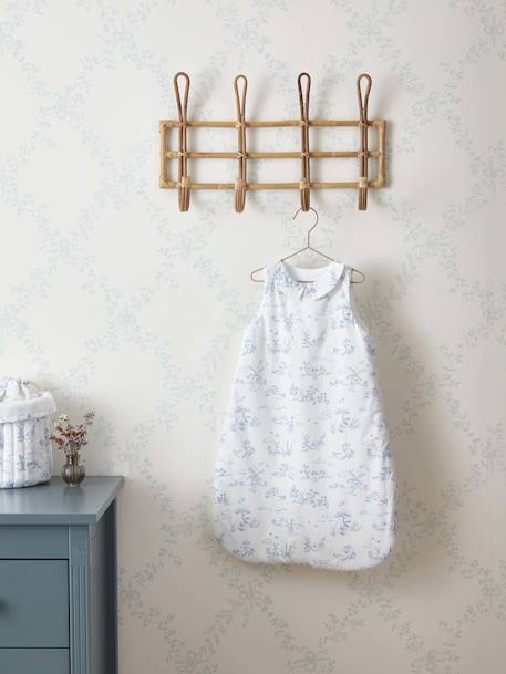 Gigoteuse percale de coton biologique tog 3 Jouy bleu 1 - vertbaudet enfant 
