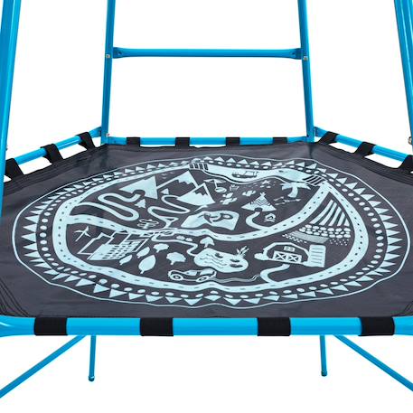 Aire de jeux évolutive explorer tour métal h201cm Bleu 3 - vertbaudet enfant 