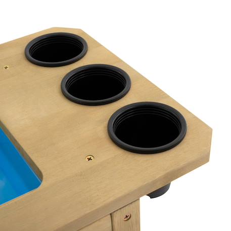 Table à rempoter pour enfant early fun bois fsc® Marron - bleu - noir 4 - vertbaudet enfant 