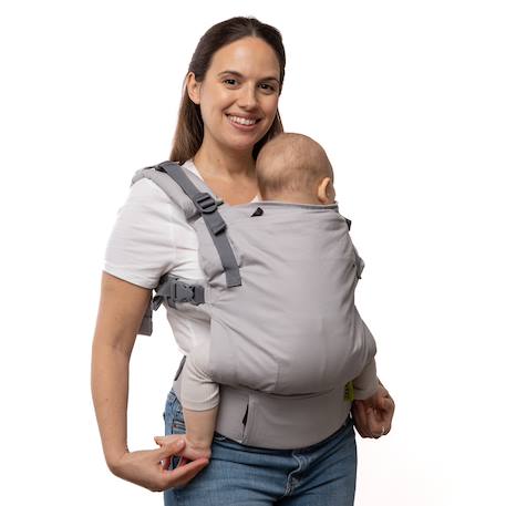 Porte bébé boba x gris Gris clair 2 - vertbaudet enfant 