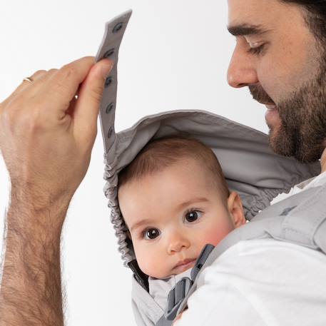 Porte bébé boba x gris Gris clair 5 - vertbaudet enfant 