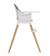Bebeconfort chaise haute bébé abelia, design scandinave Mineral gray 2 - vertbaudet enfant 