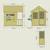 Maisonnette cabane enfant chalet + cuisine extérieure prairie bois fsc® Marron - bleu - noir 4 - vertbaudet enfant 