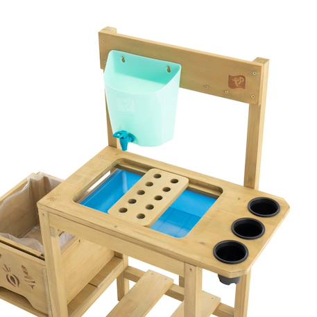Table à rempoter pour enfant petit jardinier bois fsc® Marron - bleu - noir 3 - vertbaudet enfant 