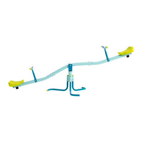 Trébuchet à bascule rotatif spiro métal 360° Bleu - vert 3 - vertbaudet enfant 