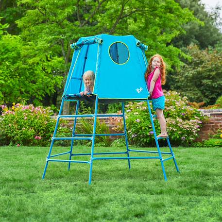 Aire de jeux évolutive explorer tour métal h201cm Bleu 2 - vertbaudet enfant 