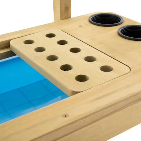 Table à rempoter pour enfant petit jardinier bois fsc® Marron - bleu - noir 4 - vertbaudet enfant 