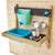 Maisonnette cabane enfant chalet + cuisine extérieure prairie bois fsc® Marron - bleu - noir 3 - vertbaudet enfant 