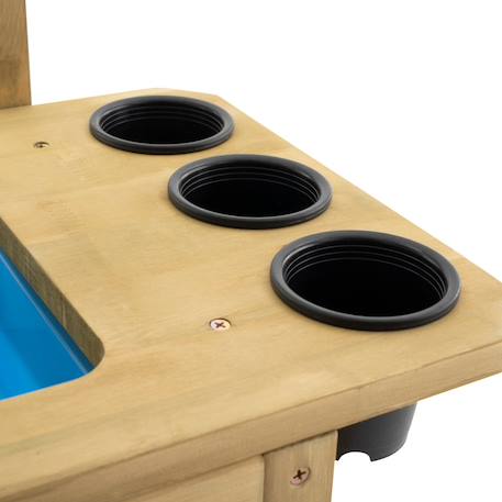 Table à rempoter pour enfant petit jardinier bois fsc® Marron - bleu - noir 5 - vertbaudet enfant 