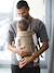 Porte-bébé Mini tissé BABYBJÖRN beige+noir 5 - vertbaudet enfant 