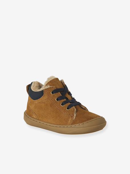 Chaussures premiers pas bébé lacets bleu+camel+kaki+lot bleu+marine 8 - vertbaudet enfant 
