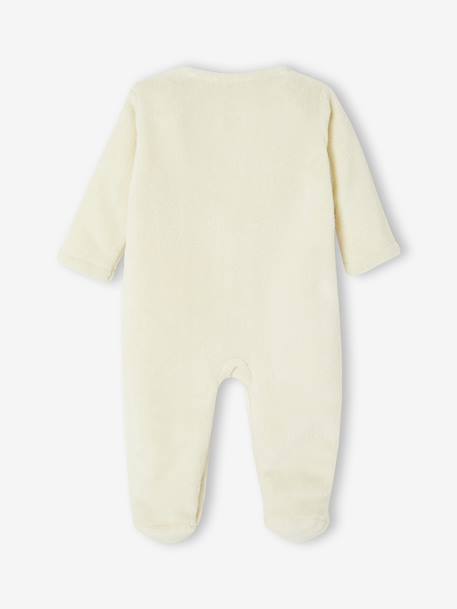 Surpyjama naissance animal ou coeur chocolat+écru 6 - vertbaudet enfant 