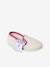 Chaussons élastiqués enfant fabriqués en France écru+rose imprimé 1 - vertbaudet enfant 