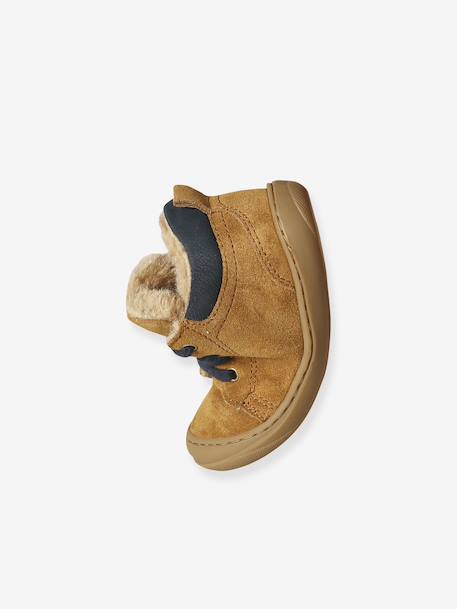 Chaussures premiers pas bébé lacets bleu+camel+kaki+lot bleu+marine 13 - vertbaudet enfant 