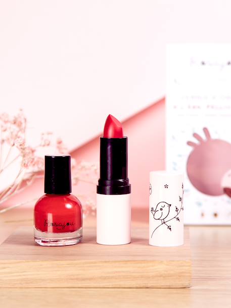 Duo Rouge à lèvres + vernis assorti rouge 2 - vertbaudet enfant 