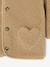 Manteau bébé en sherpa avec doublure imprimée 'léopard' beige+vieux rose 3 - vertbaudet enfant 