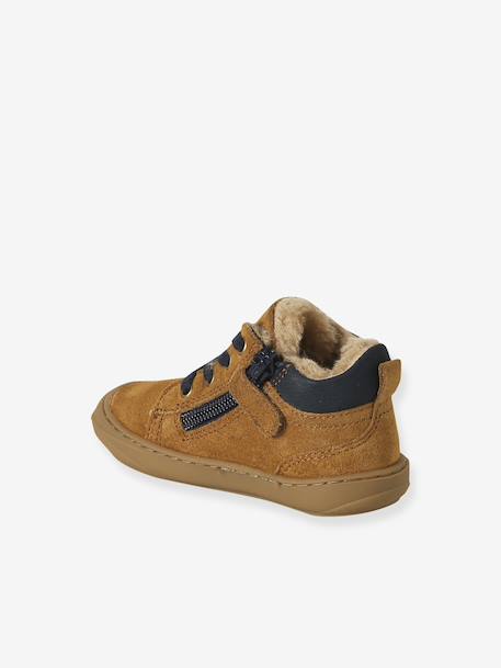Chaussures premiers pas bébé lacets bleu+camel+kaki+lot bleu+marine 10 - vertbaudet enfant 