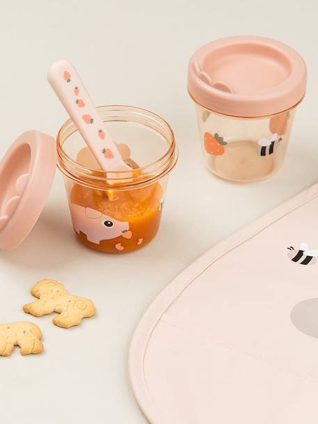 Lot de 2 pots conservation Dotti bleu+blush 4 - vertbaudet enfant 