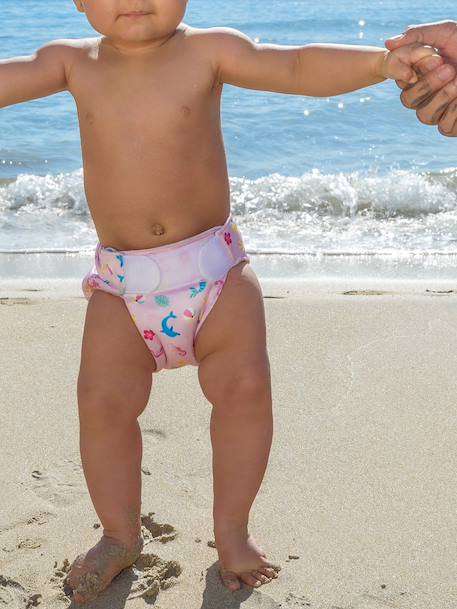 Maillot de bain couche FREDS SWIM ACADEMY rose nude 3 - vertbaudet enfant 