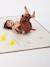 Tapis Mousse Rebords Essentiels beige 1 - vertbaudet enfant 