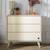 Chambre bébé, lit évolutif et commode à langer 3 tiroirs - melinee Beige 6 - vertbaudet enfant 