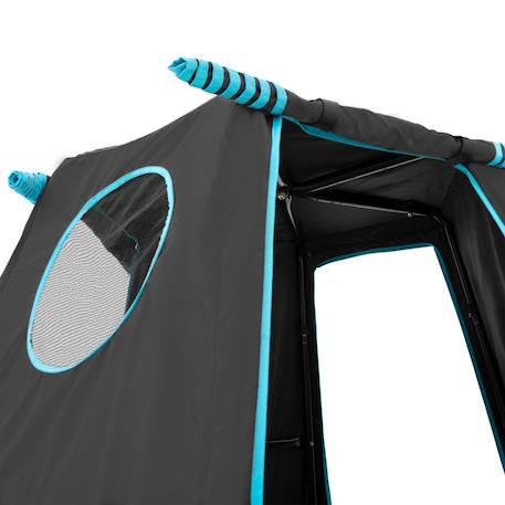 Aire de jeux évolutive filet explorer tour métal h201cm Bleu - noir 5 - vertbaudet enfant 