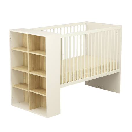 Chambre bébé, lit 120x60 évolutif et commode à langer 3 tiroirs - paloma Blanc 2 - vertbaudet enfant 