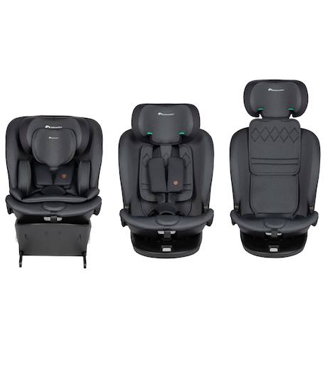 Siège auto évolutif pivotant evolufix 360 i-size Tinted black 2 - vertbaudet enfant 