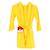 Peignoir à capuche pokémon pikachu coton matière serviette Jaune 3 - vertbaudet enfant 
