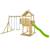 Aire de jeux portique kingswood bois fsc® Marron - vert 1 - vertbaudet enfant 